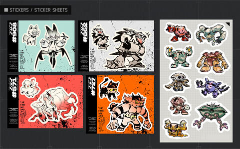 Stickers and sticker sheets Stickers and sticker sheets