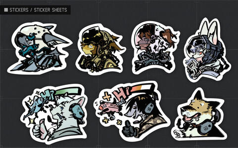 Stickers and sticker sheets Stickers and sticker sheets
