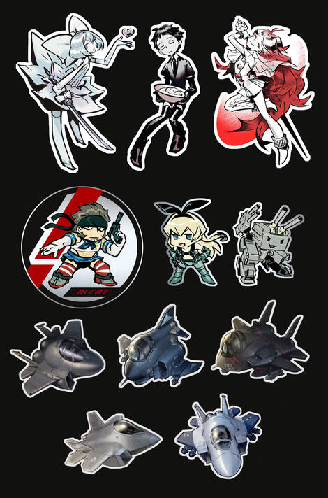 Stickers and sticker sheets