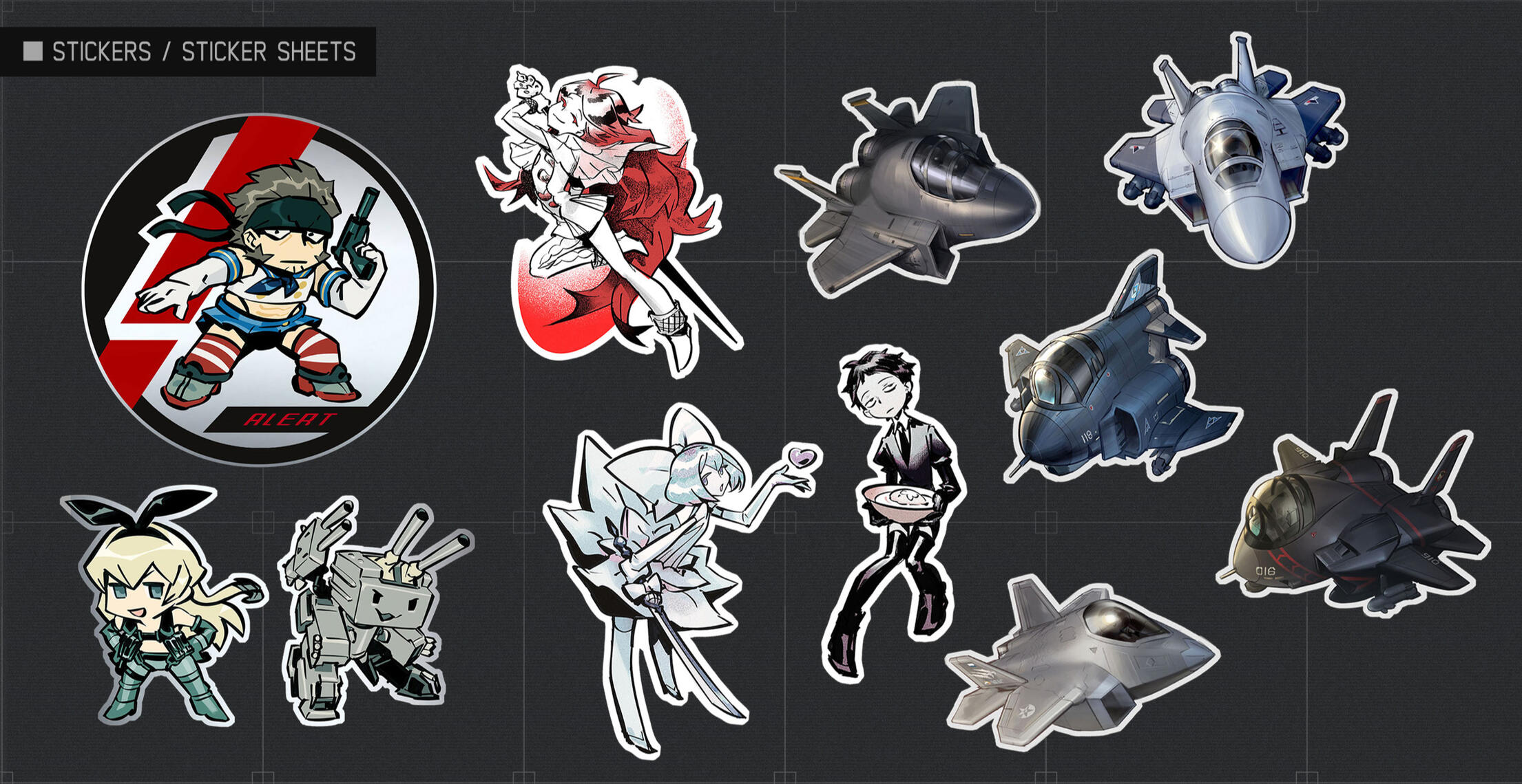 Stickers and sticker sheets