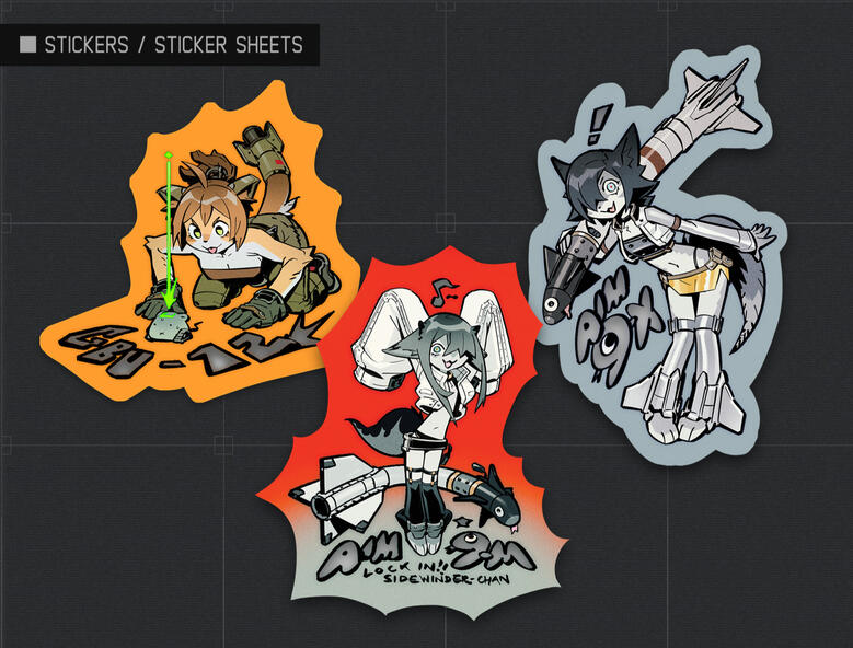 Stickers and sticker sheets