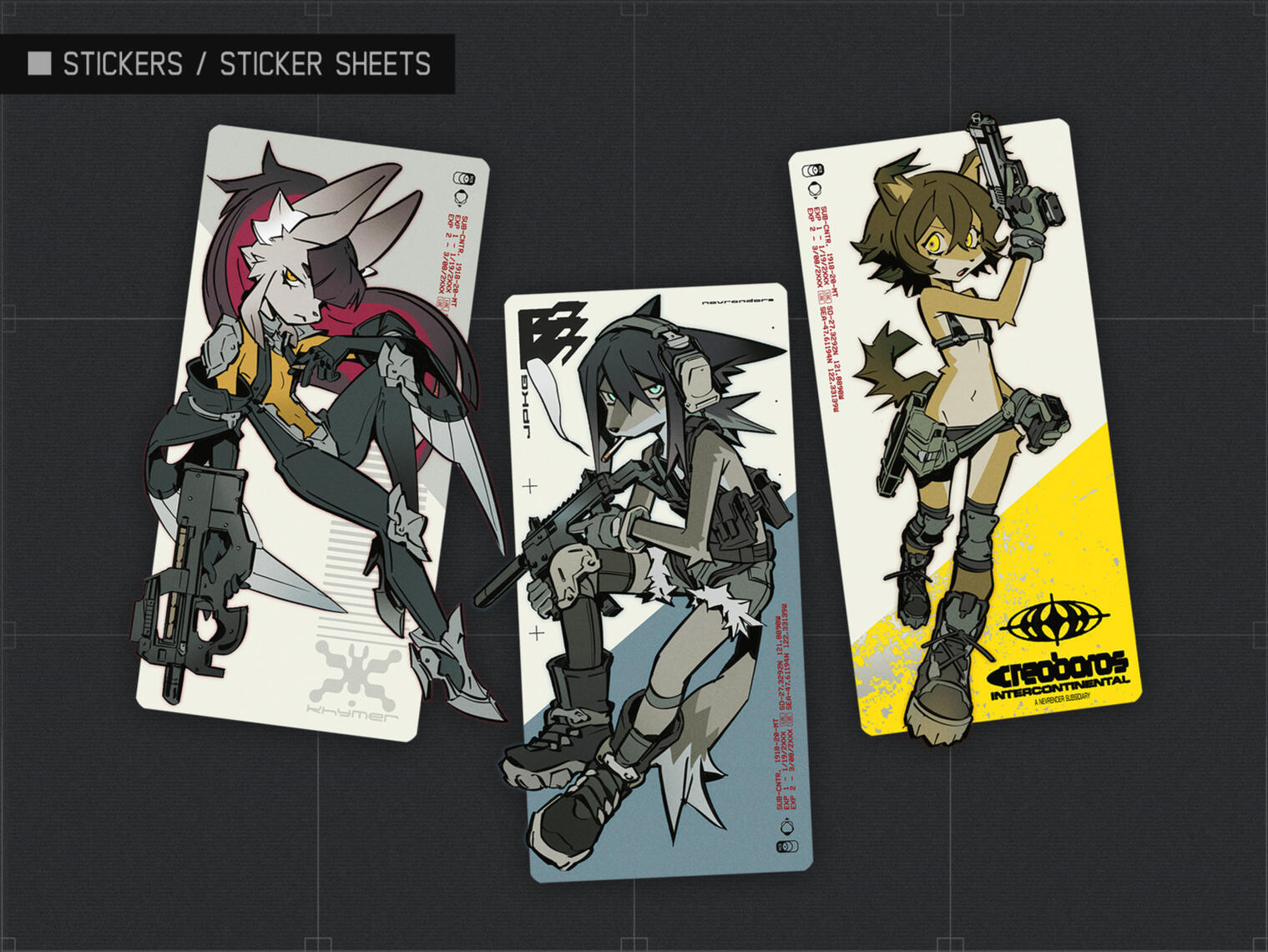 Stickers and sticker sheets