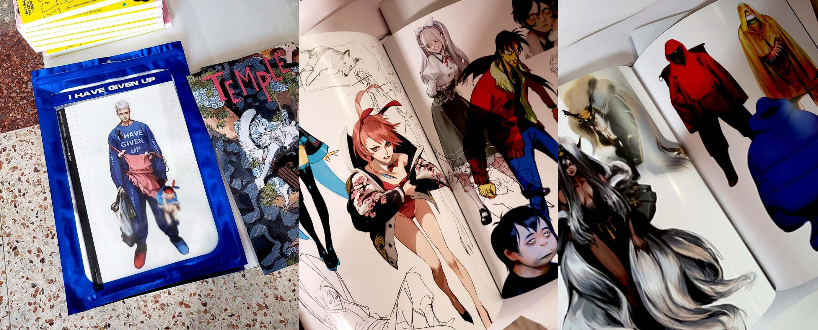 "I HAVE GIVEN UP" Zine booklet of collected sketches/illustrations.